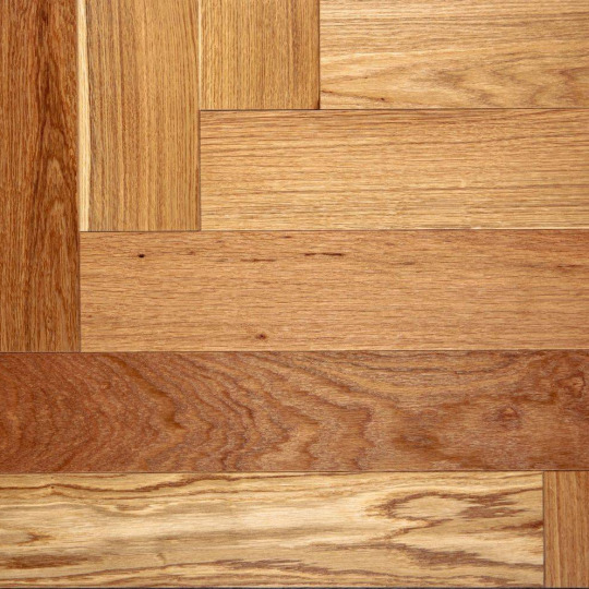 Паркет ёлка Kraft Parkett Английская ёлка 401 Дуб Рустик - фото 1