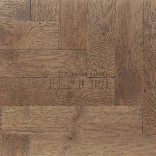 Инженерная доска Brinel Французская ёлка Дуб Visit Дуб Visit 15х100х600 Рустик - фото 1