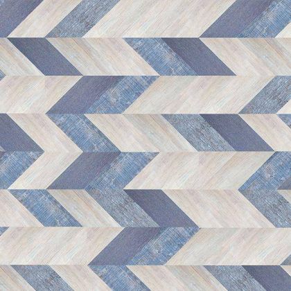 Corkstyle Chevron Blue 10x305x1230 Замковое