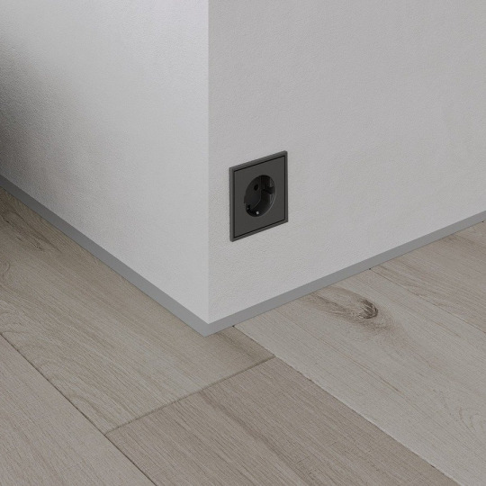 Микроплинтус Ликорн Скрытый С-05.25.2 Серебристый матовый анодированный - фото 2