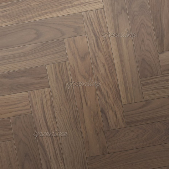 Паркет ёлка Greenline  830 Дуб Вортекс английская - фото 1