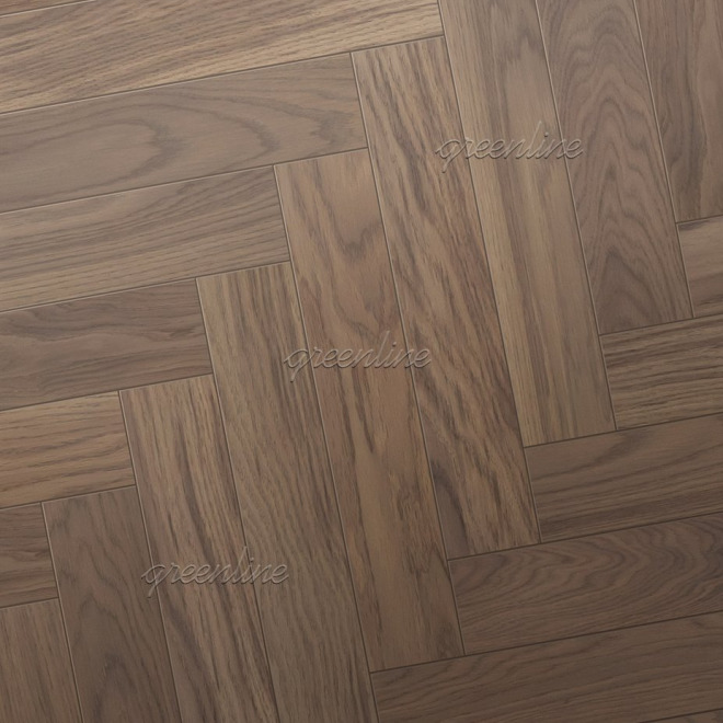 Паркет ёлка Greenline  830 Дуб Вортекс английская - фото 1