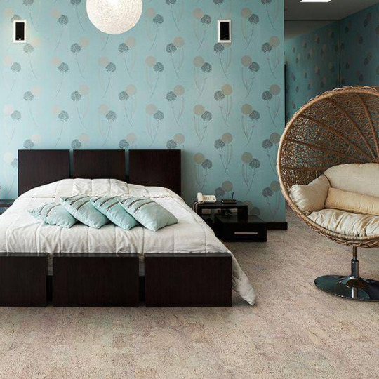 Пробковый пол Corkstyle Natural Cork Fantasie Creme Fantasie Creme 10.5x305x915 Лак Замковое - фото 3