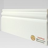 Плинтус TeckWood Дюрополимер Белый ДП6 - 