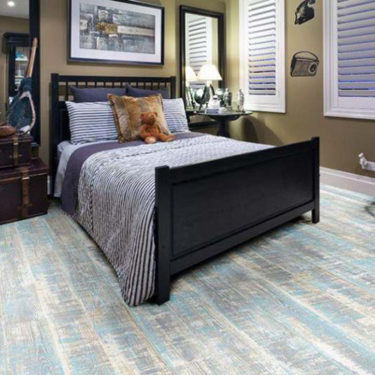Пробковый пол Corkstyle Wood XL Lazurit Blue Lazurit Blue 6x200x1235 - фото 3