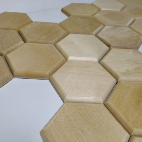 Стеновые панели Mazarri Mazarri Береза Гексагон Фаска - фото 3