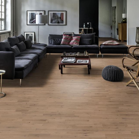 Паркетная доска Kahrs Дуб Frozen Hazelnut Strip - фото 3