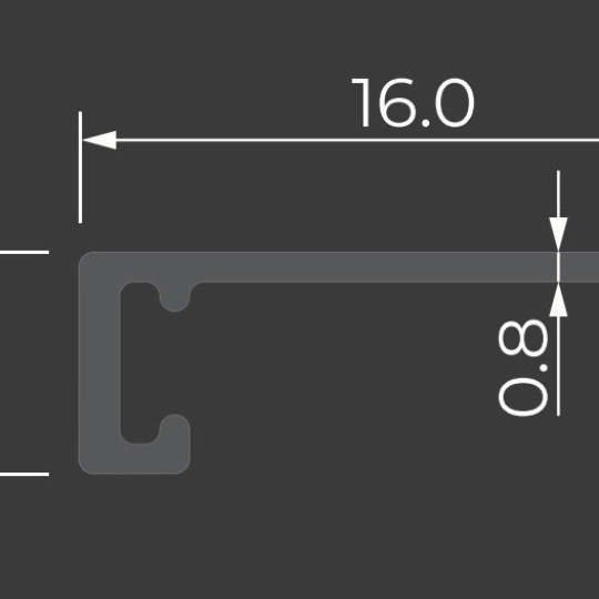 Микроплинтус Ликорн Скрытый С-05.25.2 Серебристый матовый анодированный - фото 6