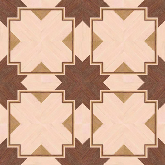 Модульный паркет  Модульный паркет M-127 (дуб радиал, клен, орех) - фото 1