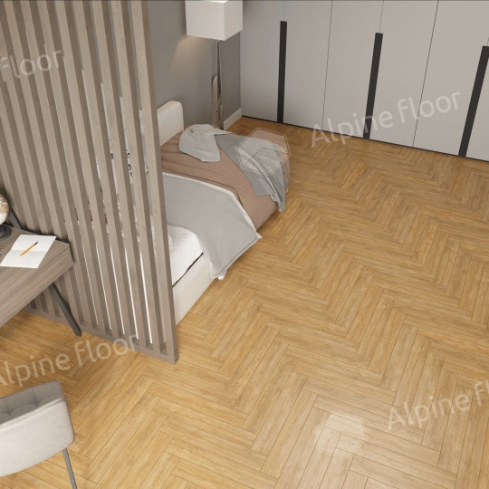 Ламинат Alpine Floor Herringbone 12 Pro Herringbone 12 Pro Дуб Тулуза LF106-04 - фото 3