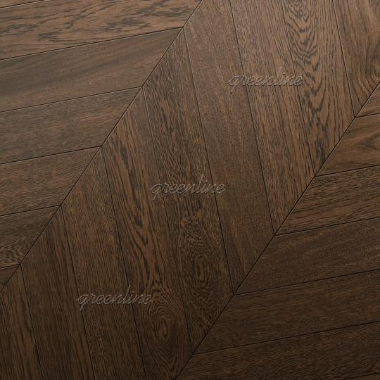Паркет ёлка Greenline  134 Дуб Кастельон французская 134 Дуб Кастельон французская 15х110х590 - фото 1