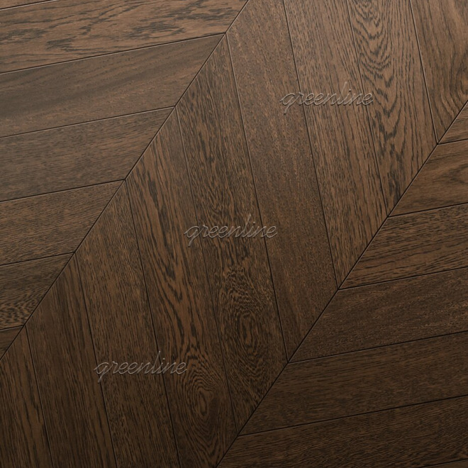 Паркет ёлка Greenline  134 Дуб Кастельон французская 134 Дуб Кастельон французская 15х110х590 - фото 1