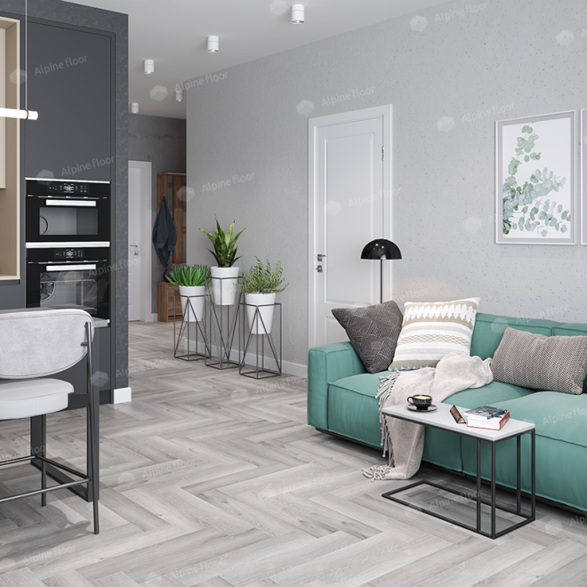 Кварц виниловый ламинат Alpine Floor Parquet Light ECO 13-18 Дуб Лейтена - фото 2