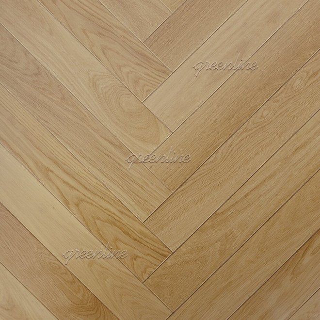 Паркет ёлка Greenline  103 Дуб Селект английская - фото 1