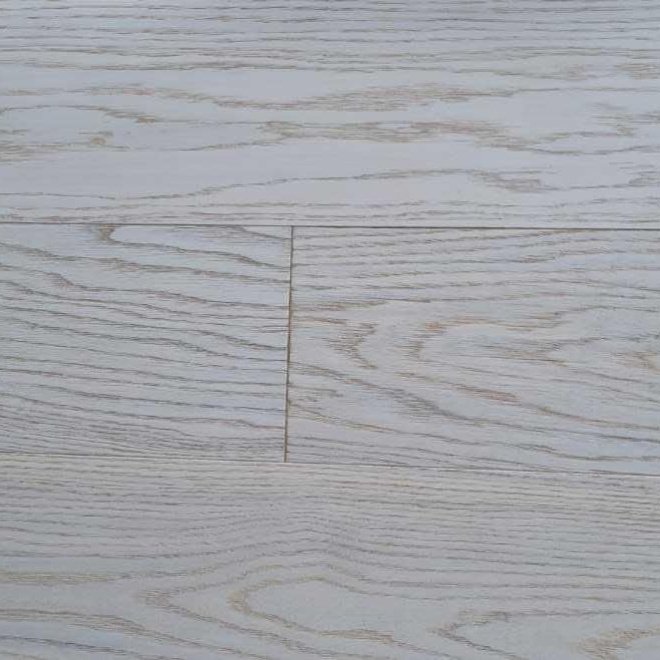 Инженерная доска Alpenholz Дуб Ice White 1-полосная - фото 1