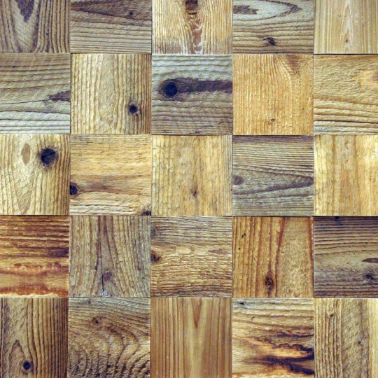 Стеновые панели Flitch Деревянная плитка Обратка Обратка 5-10х100х200 - фото 1