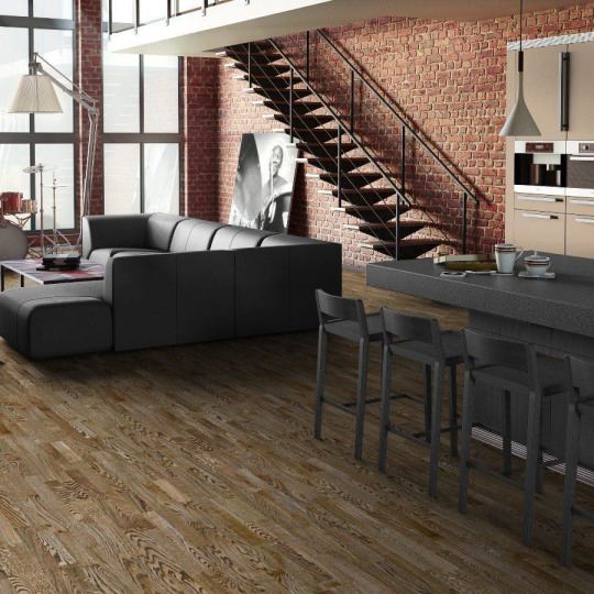 Паркетная доска Tarkett Salsa Дуб Винтаж натур браш/Oak Vintage nature Тонирование, PL, браш - фото 4