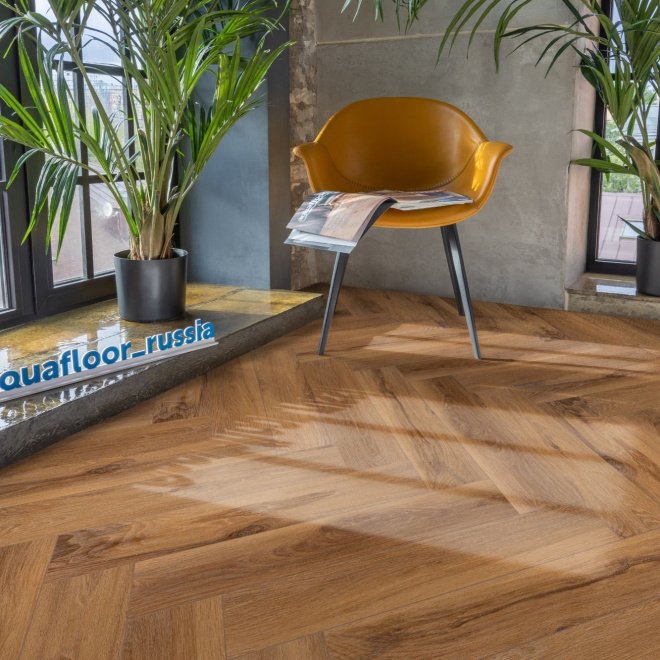 Кварц виниловый ламинат Aquafloor Space Parquet Light AF4509PQL - фото 3