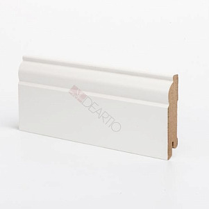 Плинтус DeArtio  от 16 мм  U 104-80 Кремовый RAL 9010