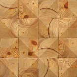 Стеновые панели Flitch Деревянная плитка Клееный брус, 2 грани Сосна - 2