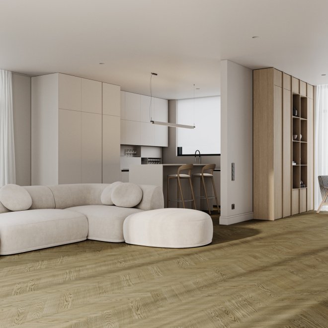 Кварц виниловый ламинат Quartz Parquet Штучный 44-1258-54 Дуб Конго - фото 2