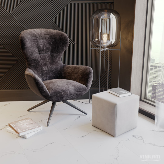 Кварц виниловый ламинат Vinilam КЕРАМО Stone 83444 Итальянский Мрамор
- фото 4