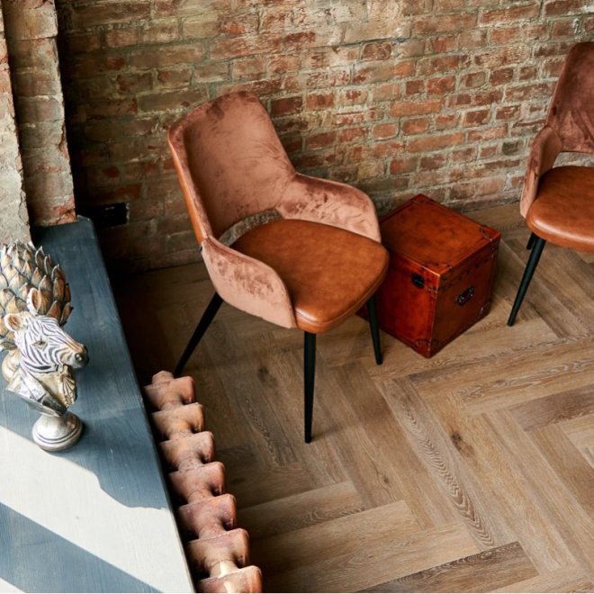 Кварц виниловый ламинат Vinilam Parquet Herringbone IS11199 Паркет Венецианский - фото 1