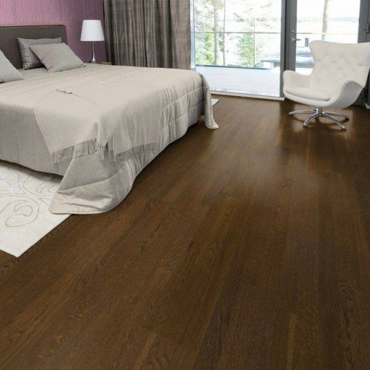 Паркетная доска Karelia Дуб Черный Перец лак 3П - фото 3