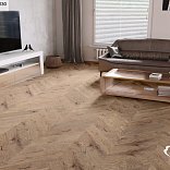 Паркет ёлка Barlinek Шеврон Дуб Scafell (Serene) - 1