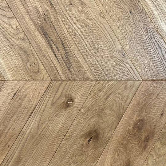 Паркет ёлка TOKAREV Паркет Французская 60° 033 Французская 60° 033 15х100х542/642 Натур - фото 1