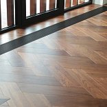 Паркет ёлка HM Flooring Итальянская ёлка Орех американский селект (Diamond) - 1