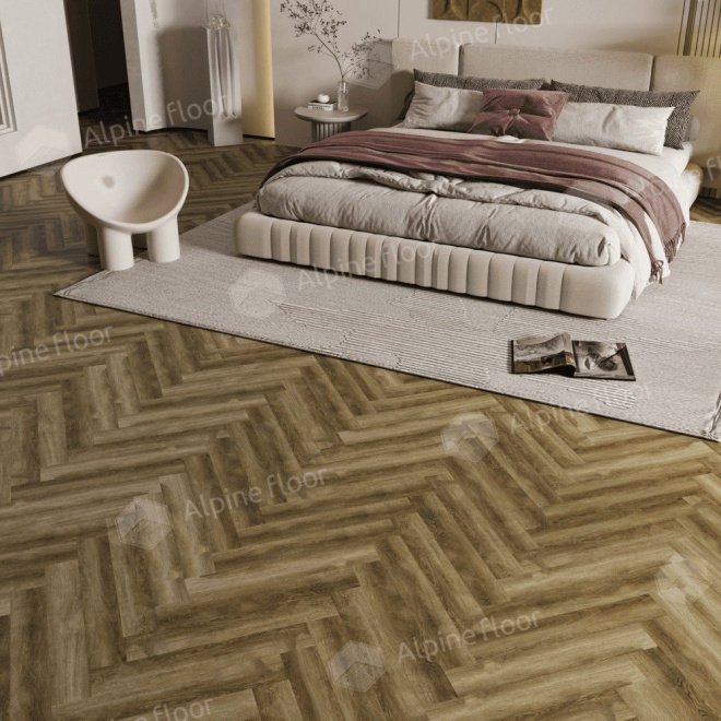 Ламинат Alpine Floor Herringbone 8 Pro Herringbone 8 Pro LF102-09 Дуб Марсель - фото 4