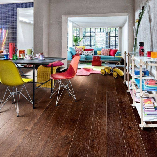 Паркетная доска Kahrs Дуб Чёрный (Black) - фото 4