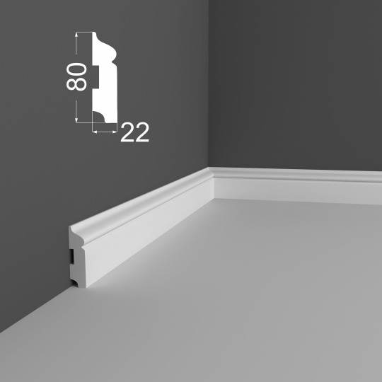 Плинтус Ликорн МДФ Грунтованный Р 11.80.22 - фото 3