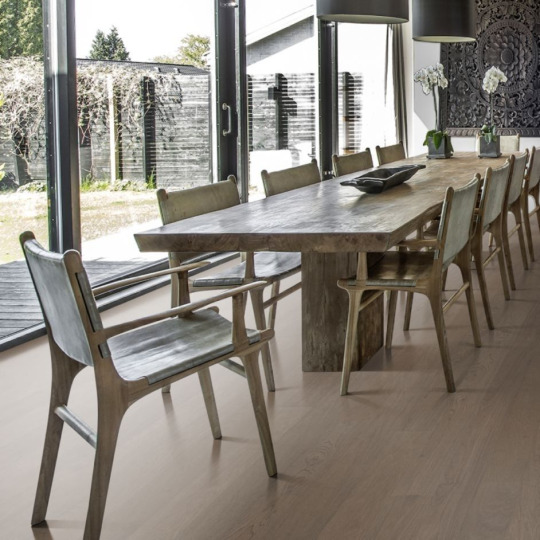 Паркетная доска Kahrs Дуб Faded Black (2-пол.) - фото 5