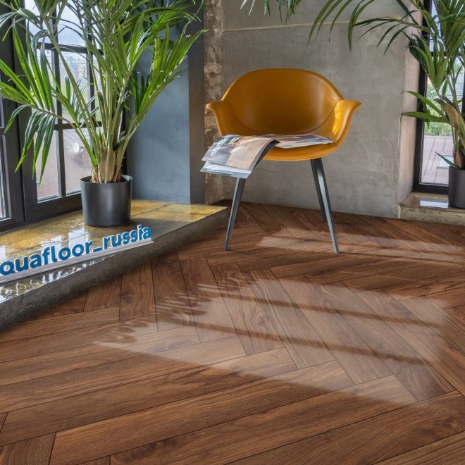 Кварц виниловый ламинат Aquafloor Parquet+ AF6024PQN+ - фото 3