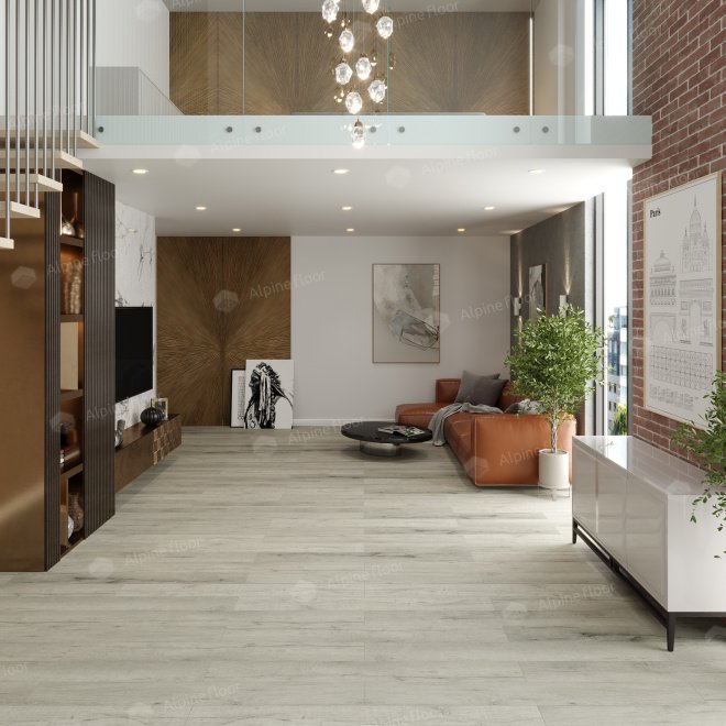 Кварц виниловый ламинат Alpine Floor Premium XL ECO 7-22 Дуб Серебряный - фото 2