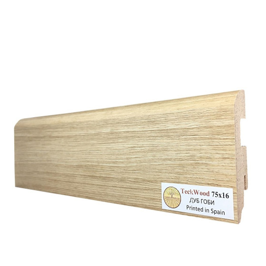Плинтус TeckWood Цветной 100х16 Дуб Гоби - фото 1