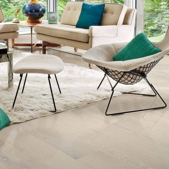 Паркетная доска Kahrs Дуб Снег (Snow) - фото 4