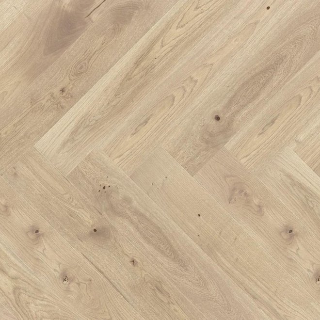 Паркет ёлка Barlinek Английская ёлка Дуб Salt - фото 1