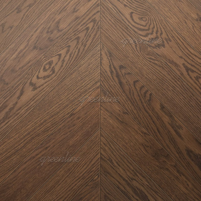 Паркет ёлка Greenline  822 Дуб Нейтрон французская - фото 1