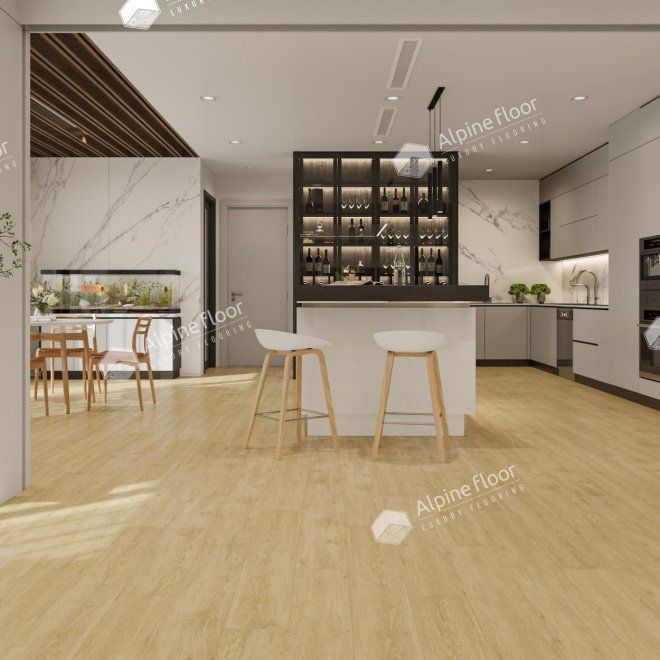Кварц виниловый ламинат Alpine Floor Classic ECO 106-3 Дуб Ваниль Селект - фото 2