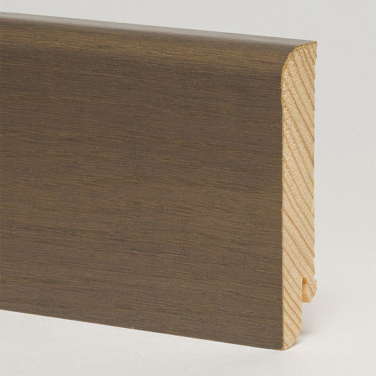 Плинтус Pedross 80х18 шпонированный - Дуб Грей - фото 1