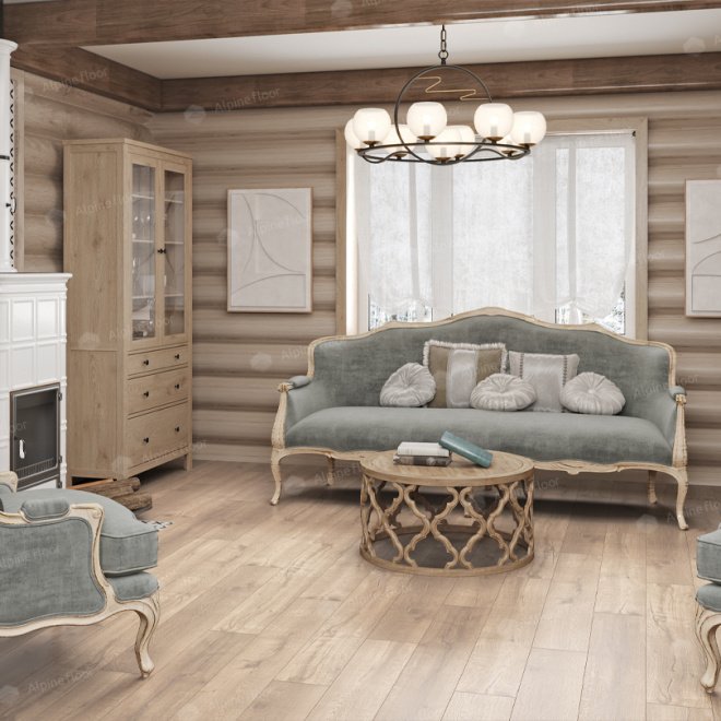 Кварц виниловый ламинат Alpine Floor Real Wood ECO 2-5 Дуб Натуральный - фото 2
