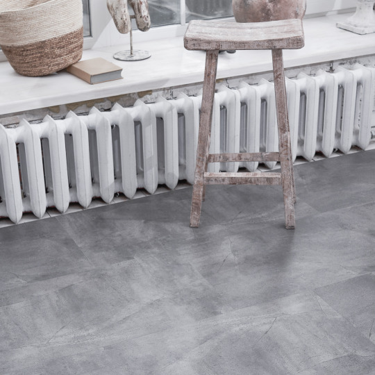 Кварц виниловый ламинат Vinilam КЕРАМО Stone Glue 61602 Серый Бетон клеевой
- фото 18