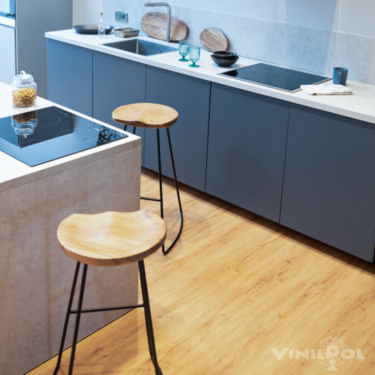 Кварц виниловый ламинат Vinilam ВИНИЛПОЛ Glue 7896 -EIR Дуб Флоренция клеевой
- фото 2