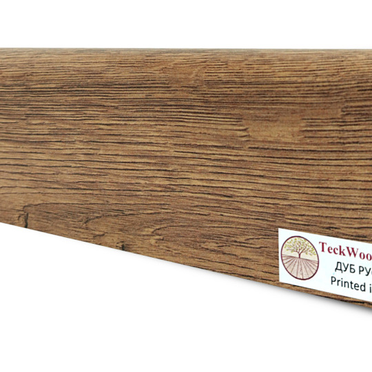 Плинтус TeckWood Цветной 75x16 Дуб Рустик (Oak Rustic) - фото 1