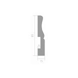 Плинтус Ultrawood Ultrawood Base 5340 2.44 - 1