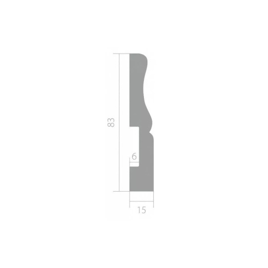 Плинтус Ultrawood Ultrawood Base 5340 2.44 - фото 2