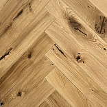 Паркет ёлка Golden Wood Дуб Шабли Дуб Шабли 14х100х600 Селект - 1